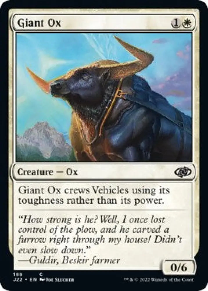 Giant Ox [Jumpstart 2022] - MTG Single