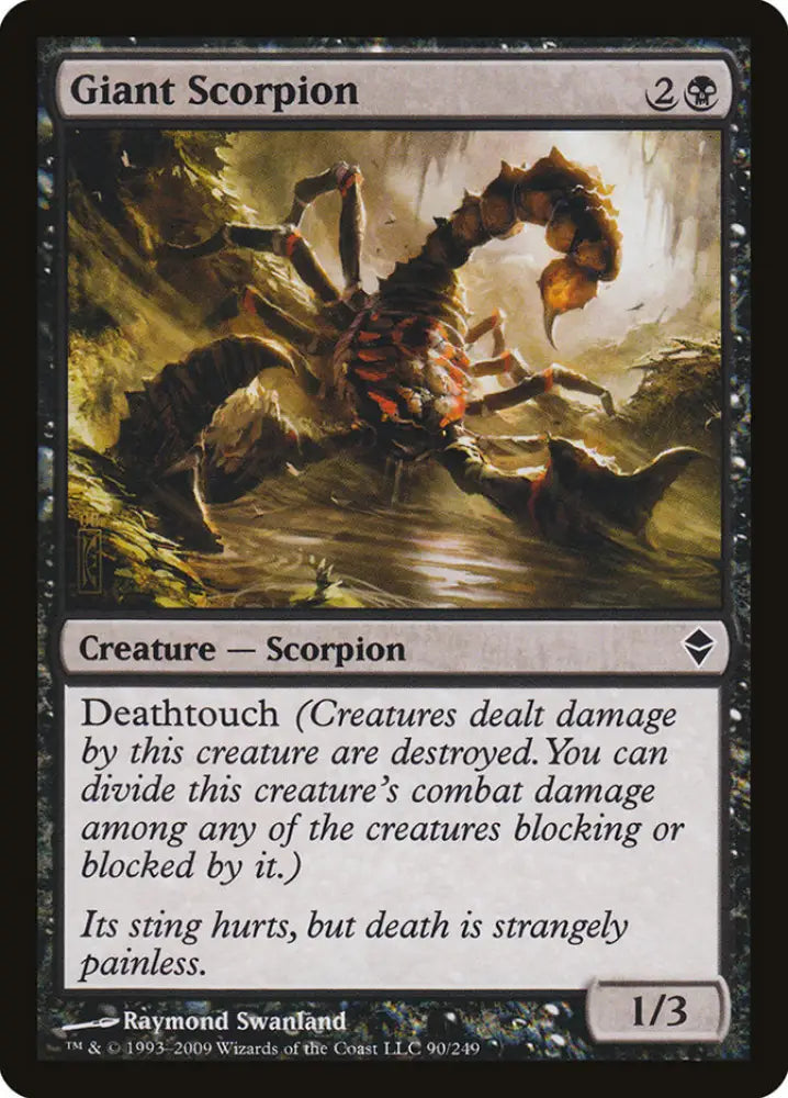 Giant Scorpion [Zendikar] - MTG Single