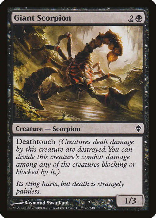 Giant Scorpion [Zendikar] - MTG Single