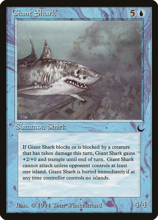 Giant Shark [The Dark] - MTG Single
