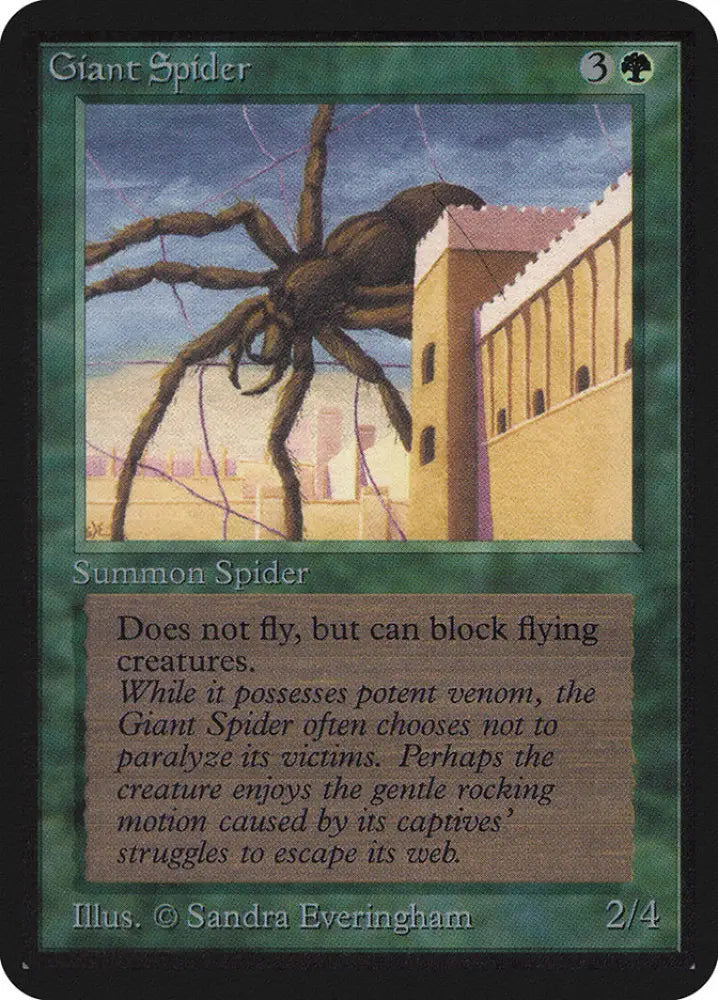 Giant Spider [Alpha Edition] - MTG Single