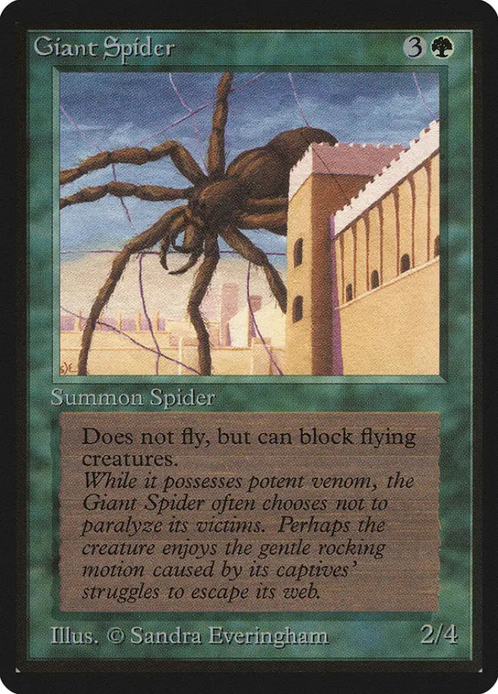 Giant Spider [Beta Edition] - MTG Single