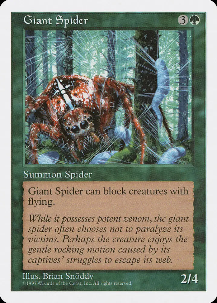 Giant Spider [Fifth Edition] - MTG Single