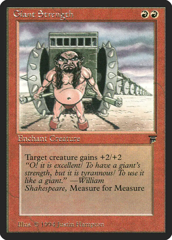 Giant Strength [Legends] - MTG Single