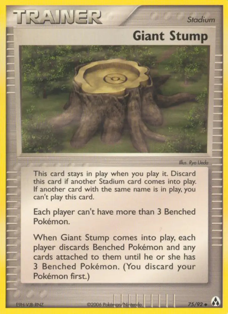 Giant Stump (75/92) [EX: Legend Maker] - Pokemon Single