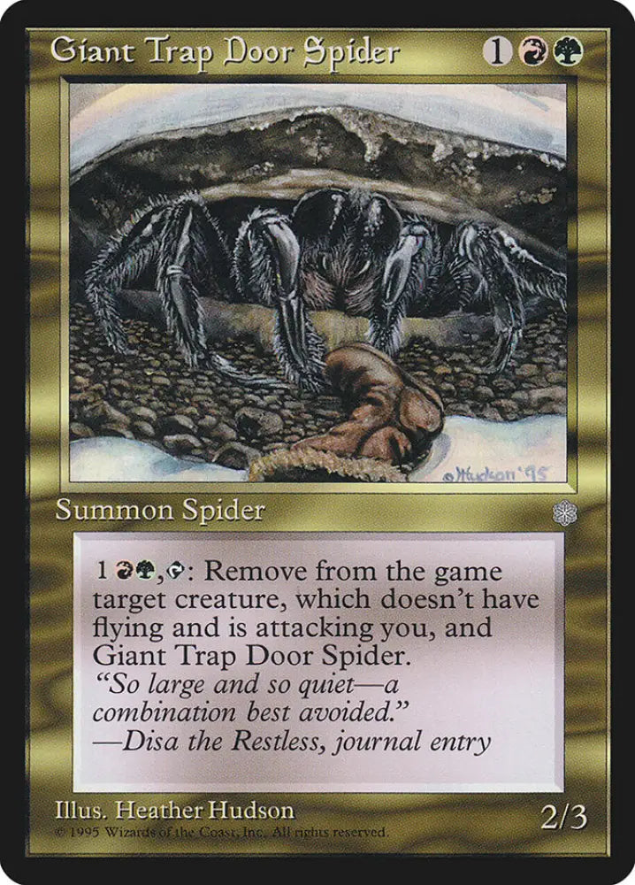 Giant Trap Door Spider [Ice Age] - MTG Single