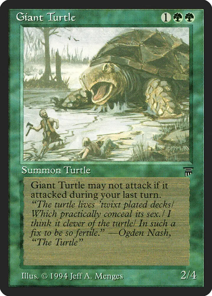 Giant Turtle [Legends] - MTG Single