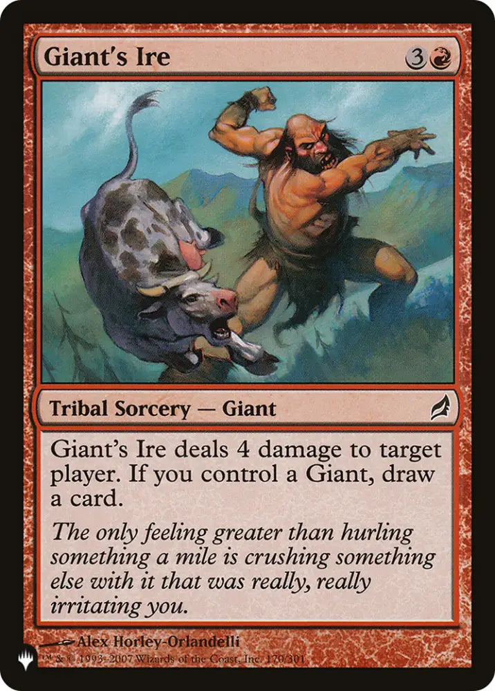 Giant’s Ire [The List] - MTG Single