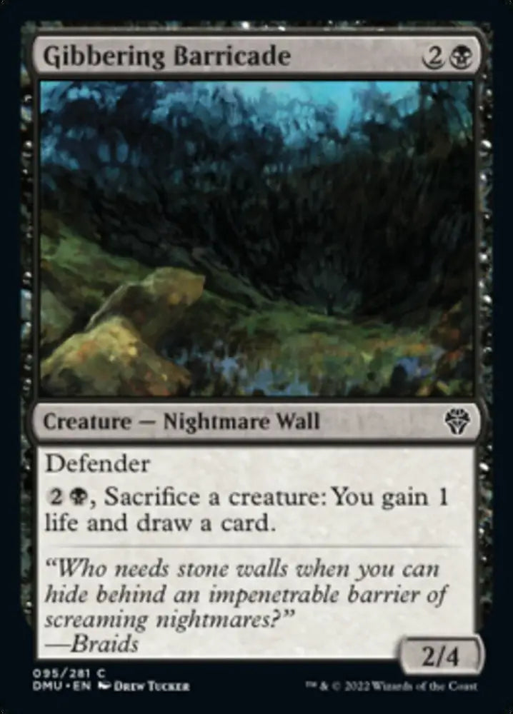 Gibbering Barricade [Dominaria United] - MTG Single