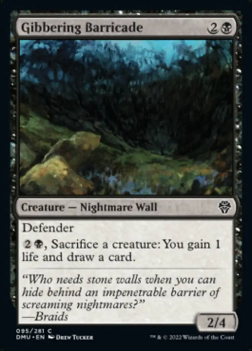 Gibbering Barricade [Dominaria United] - MTG Single