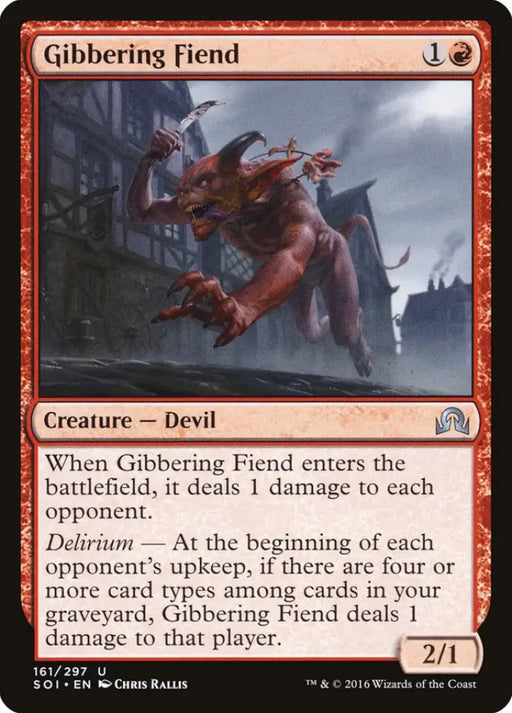 Gibbering Fiend [Shadows over Innistrad] - MTG Single