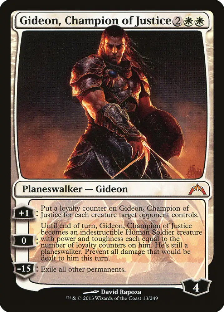 Gideon Champion of Justice [Gatecrash] - MTG Single