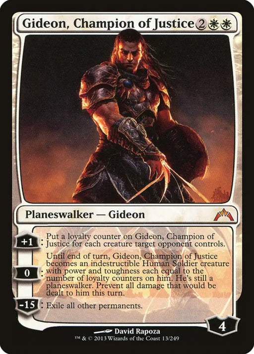 Gideon Champion of Justice [Gatecrash] - MTG Single
