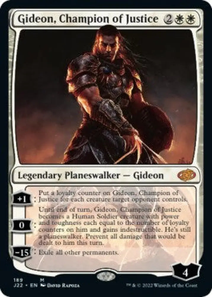 Gideon Champion of Justice [Jumpstart 2022] - MTG Single