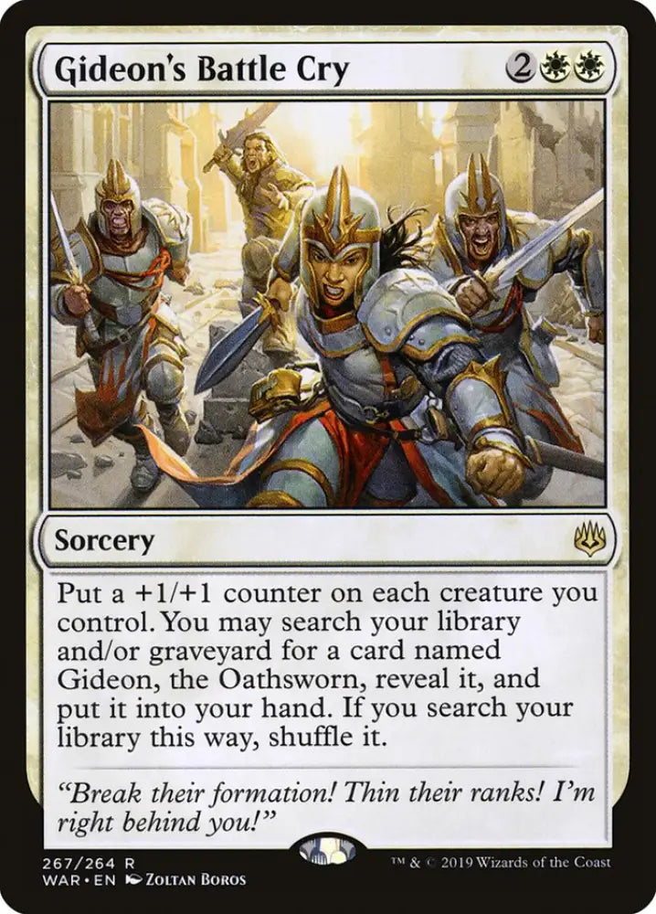 Gideon’s Battle Cry [War of the Spark] - MTG Single