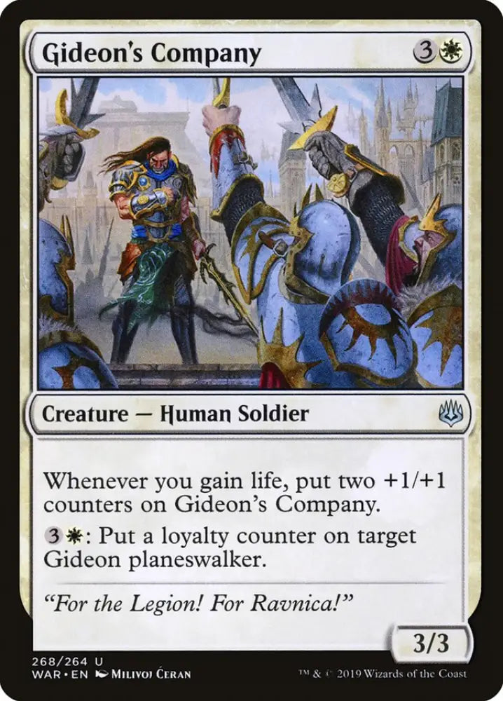 Gideon’s Company [War of the Spark] - MTG Single