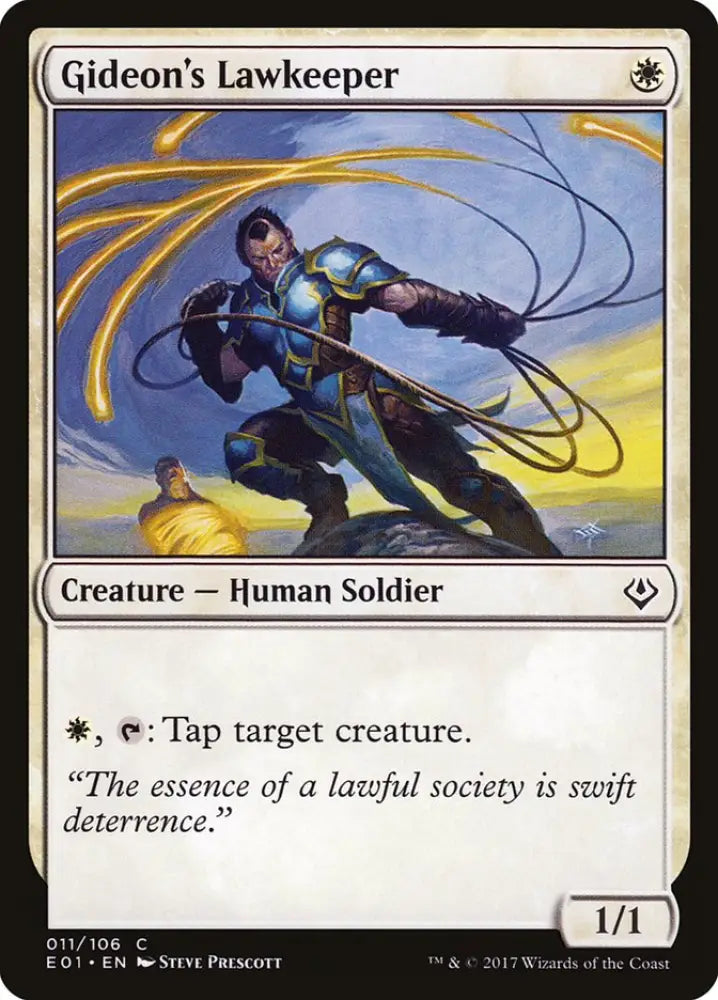 Gideon’s Lawkeeper [Archenemy: Nicol Bolas] - MTG Single