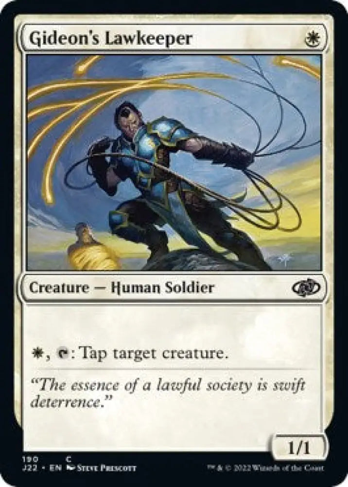 Gideon’s Lawkeeper [Jumpstart 2022] - MTG Single