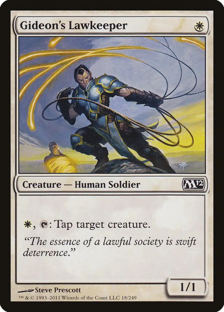 Gideon’s Lawkeeper [Magic 2012] - MTG Single