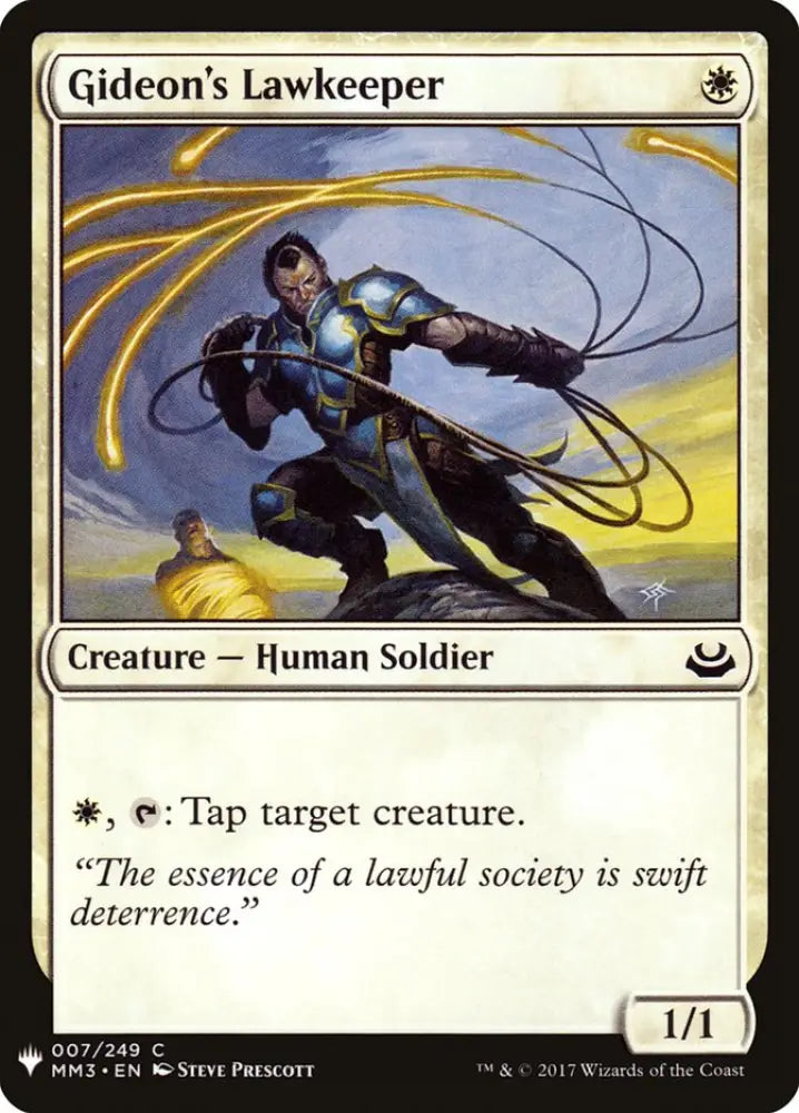 Gideon’s Lawkeeper [Mystery Booster] - MTG Single