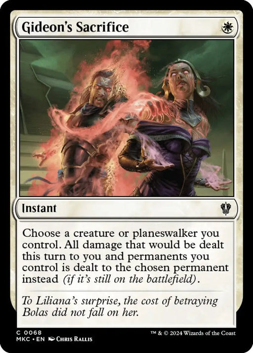 Gideon’s Sacrifice [Murders at Karlov Manor Commander] - MTG Single