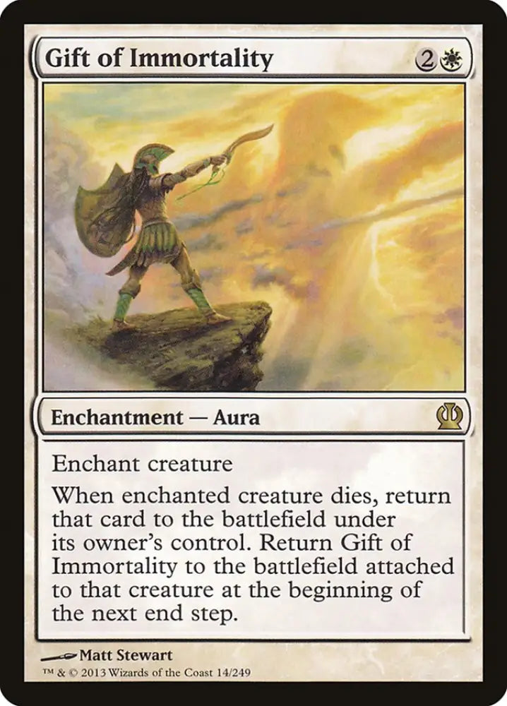 Gift of Immortality [Theros] - MTG Single