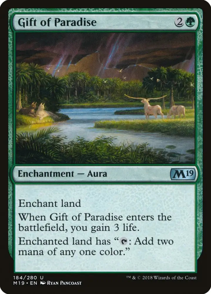 Gift of Paradise [Core Set 2019] - MTG Single