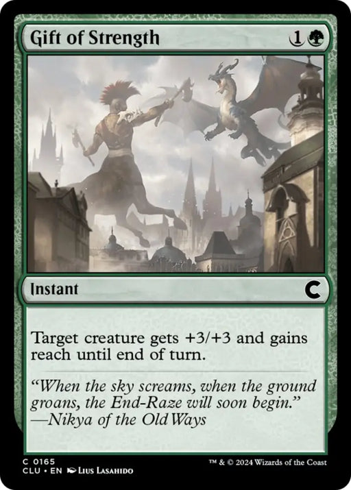 Gift of Strength [Ravnica: Clue Edition] - MTG Single