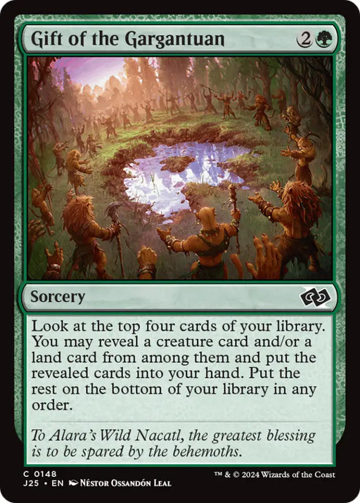 Gift of the Gargantuan [Foundations Jumpstart] - MTG Single