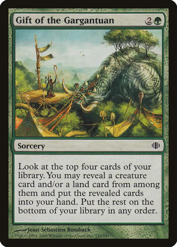 Gift of the Gargantuan [Shards of Alara] - MTG Single