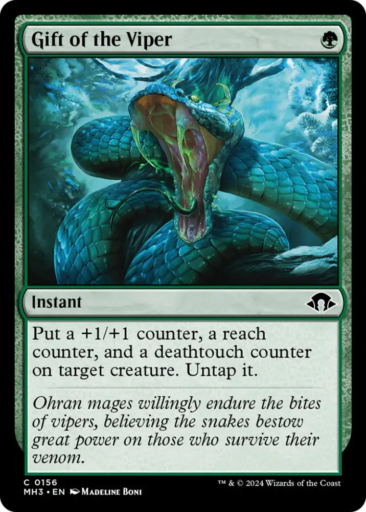Gift of the Viper [Modern Horizons 3] - MTG Single
