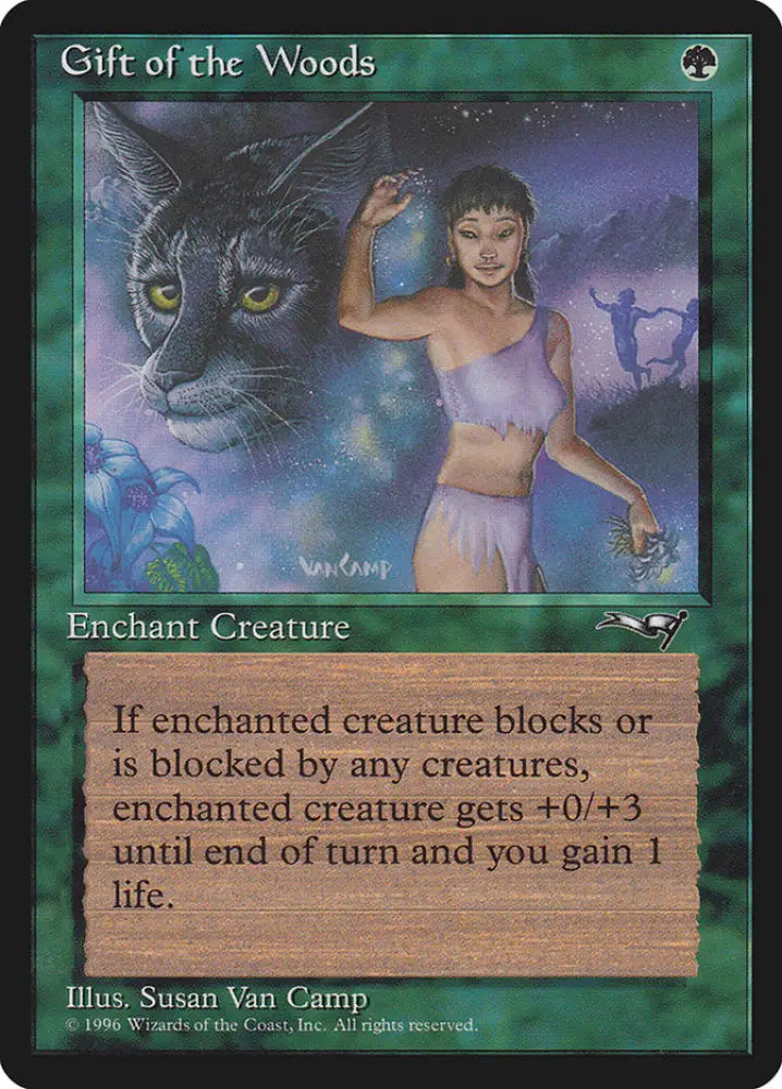Gift of the Woods (Cat) [Alliances] - MTG Single