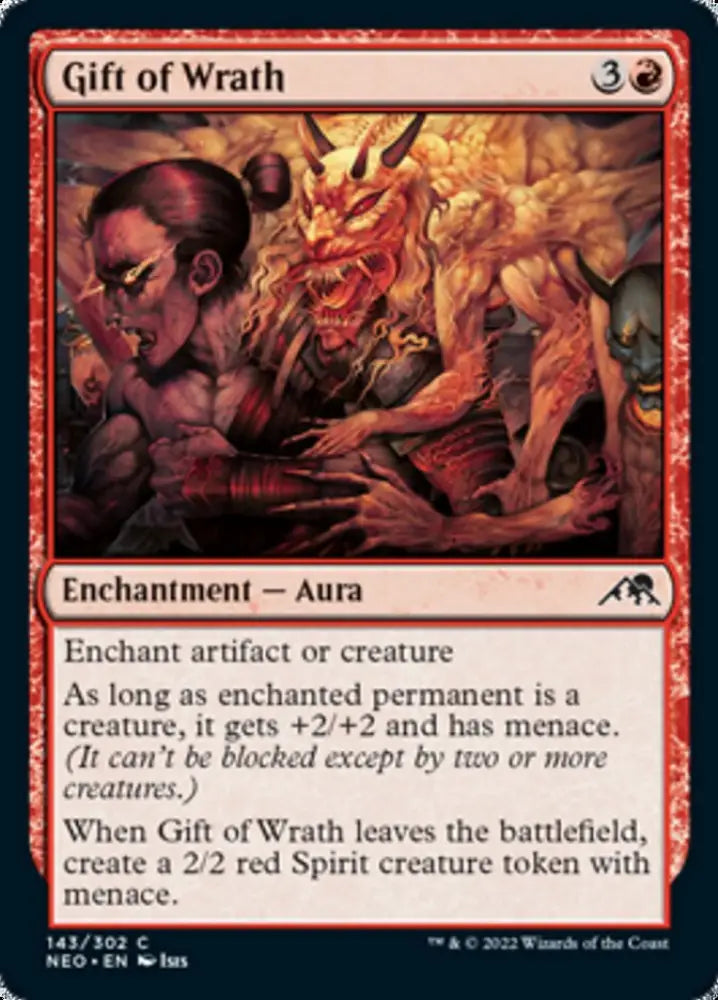 Gift of Wrath [Kamigawa: Neon Dynasty] - MTG Single