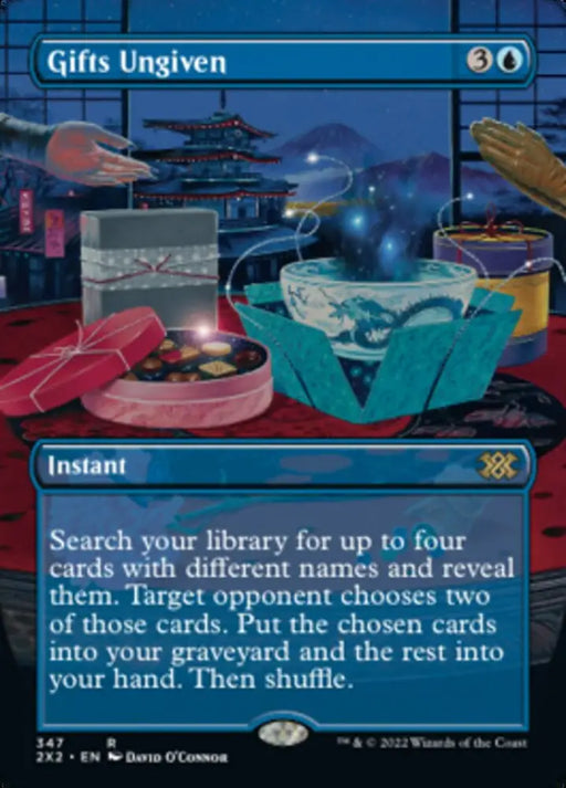 Gifts Ungiven (Borderless Alternate Art) [Double Masters 2022] - MTG Single
