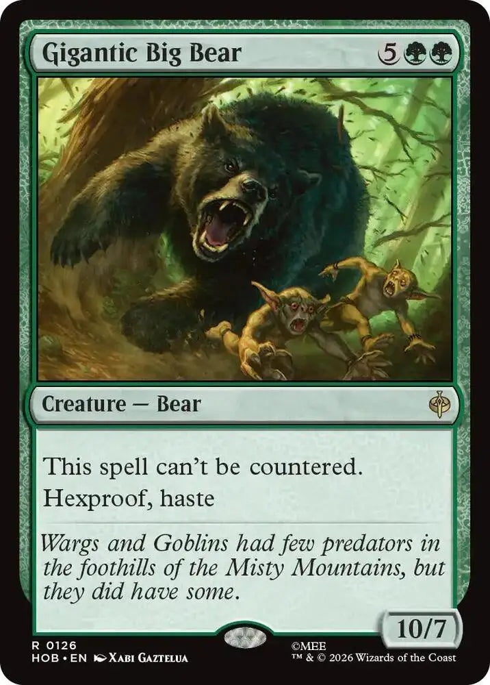 Gigantic Big Bear (126) [The Hobbit]