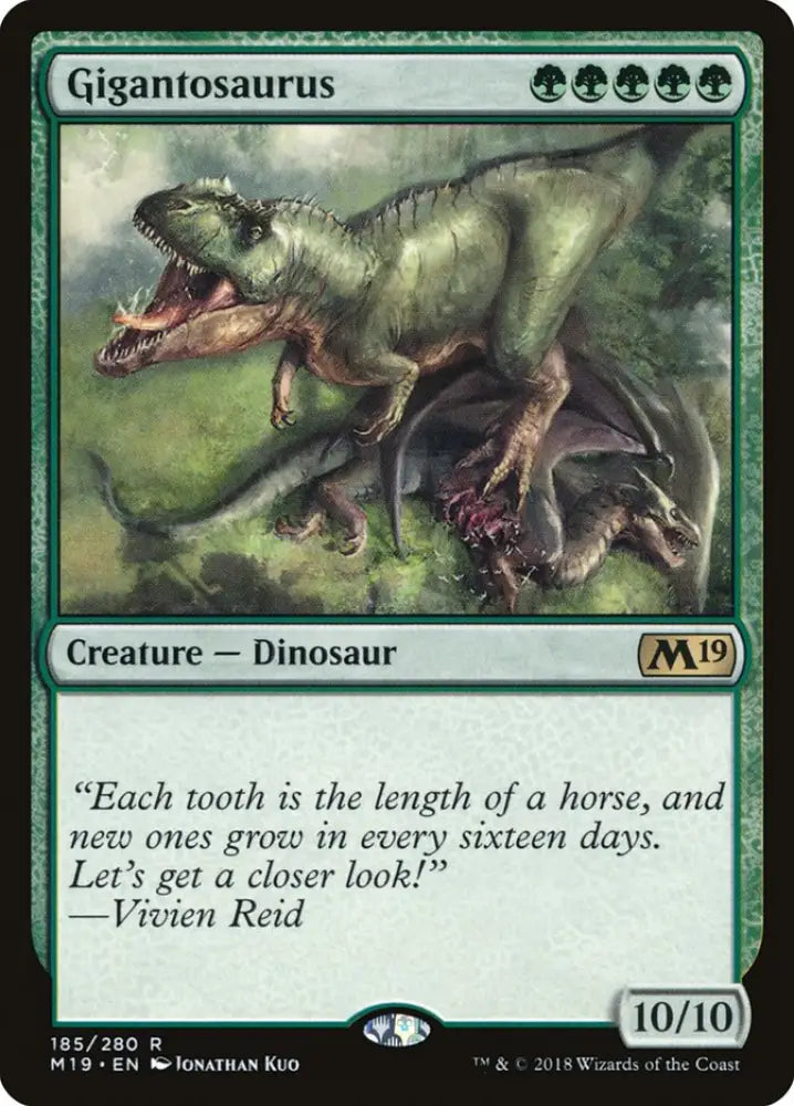 Gigantosaurus [Core Set 2019] - MTG Single