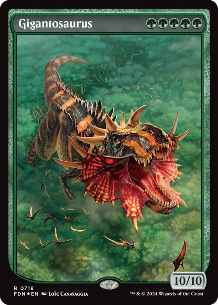 Gigantosaurus (Full Art) [Foundations] - MTG Single
