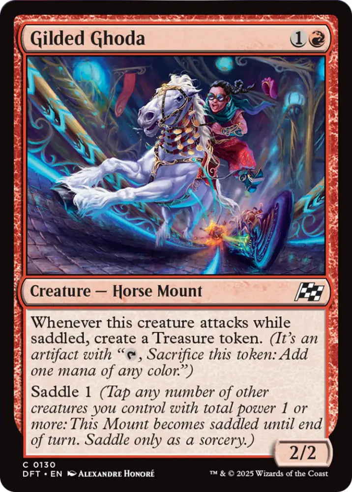 Gilded Ghoda [Aetherdrift] - MTG Single