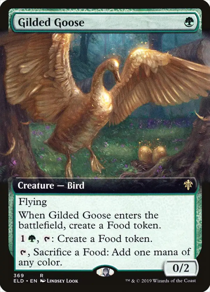 Gilded Goose (Extended Art) [Throne of Eldraine] - MTG Single