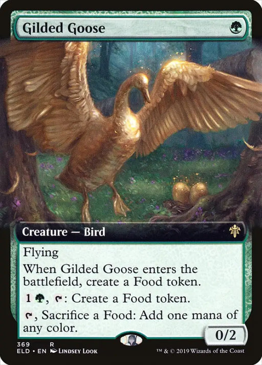 Gilded Goose (Extended Art) [Throne of Eldraine] - MTG Single