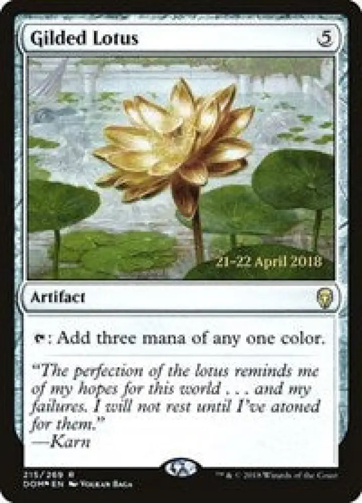 Gilded Lotus (215) [Prerelease Cards]