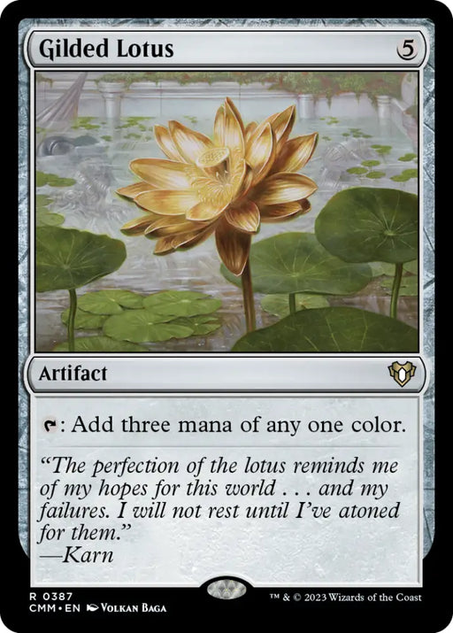 Gilded Lotus [Commander Masters] - MTG Single