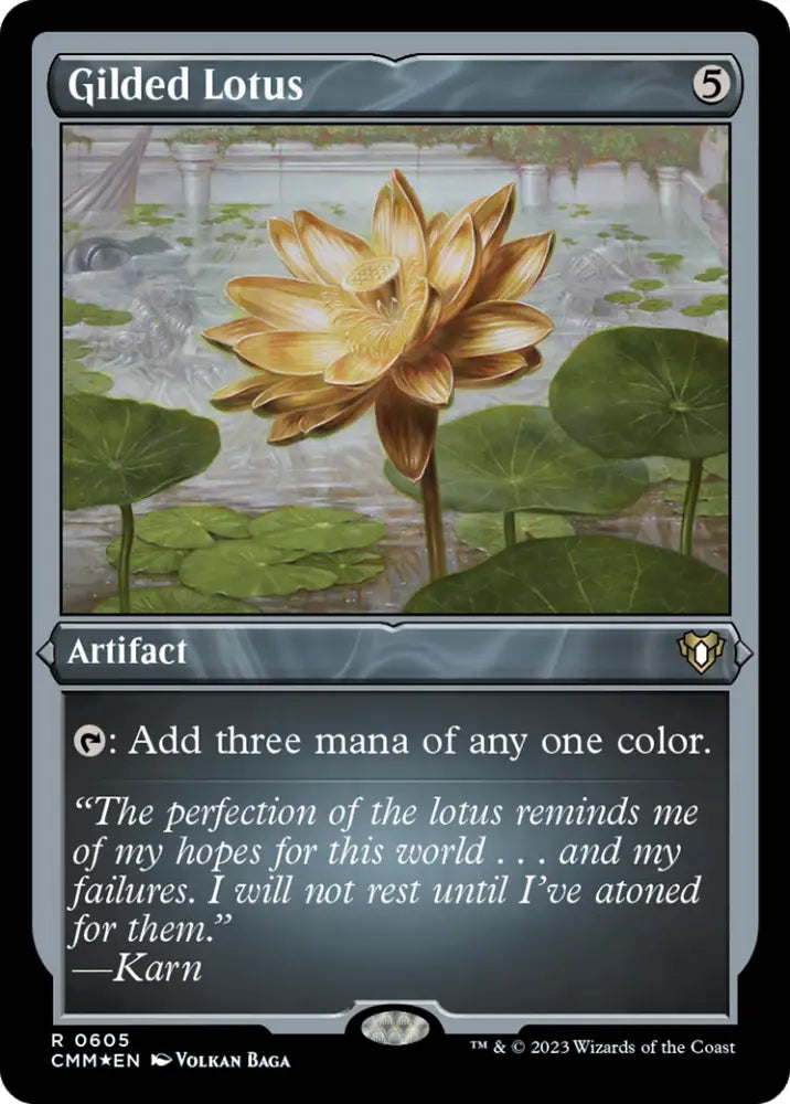 Gilded Lotus (Foil Etched) [Commander Masters] - MTG Single