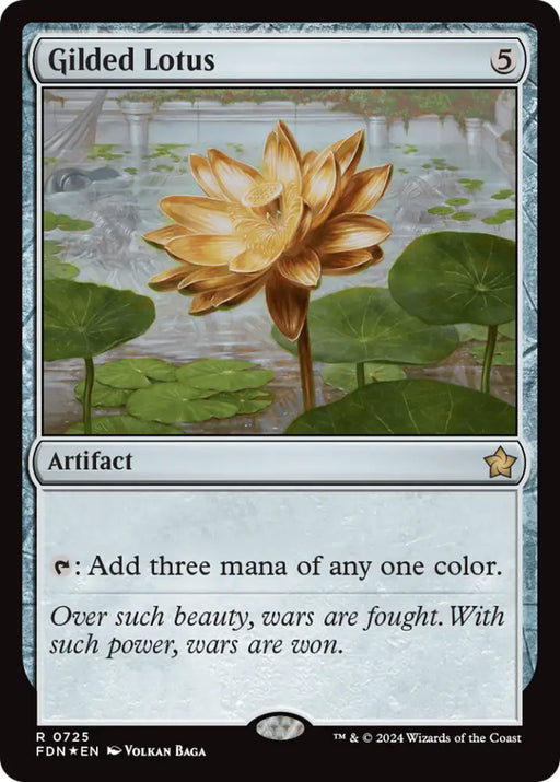 Gilded Lotus [Foundations] - MTG Single