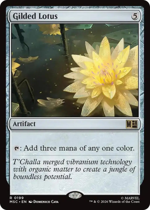 Gilded Lotus (Surge Foil) (199) [Marvel Super Heroes Commander]