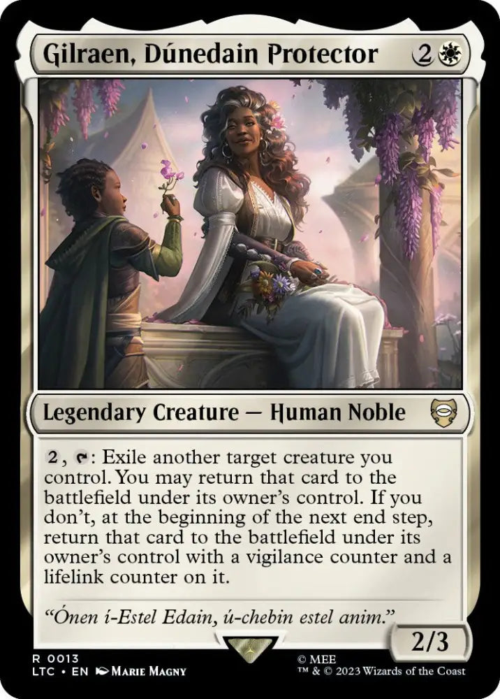 Gilraen Dunedain Protector [The Lord of the Rings: Tales of Middle-Earth Commander] - MTG Single