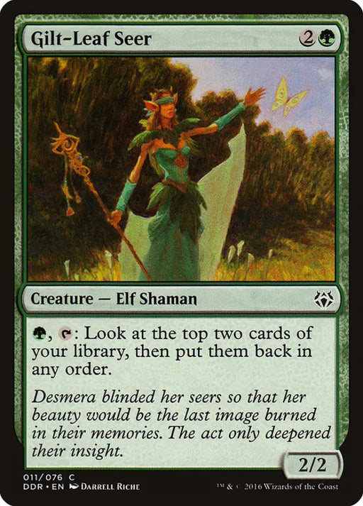 Gilt-Leaf Seer [Duel Decks: Nissa vs. Ob Nixilis] - MTG Single