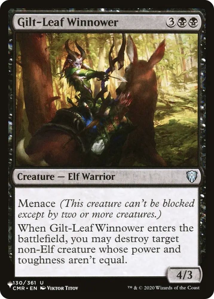 Gilt-Leaf Winnower [The List] - MTG Single