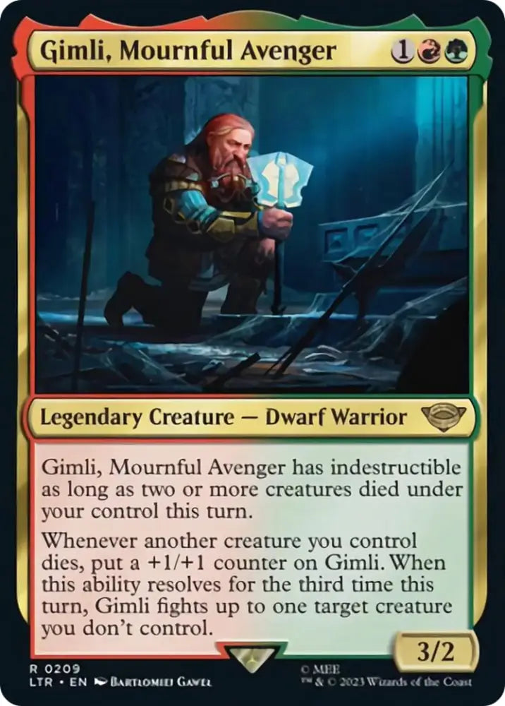 Gimli Mournful Avenger [The Lord of the Rings: Tales of Middle-Earth] - MTG Single