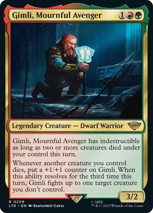 Gimli Mournful Avenger [The Lord of the Rings: Tales of Middle-Earth] - MTG Single
